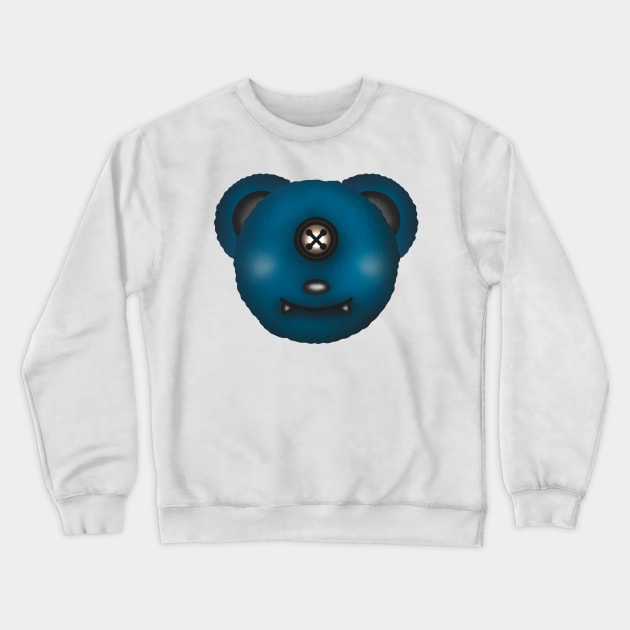 Vampire Teddy Bear Cyclops Crewneck Sweatshirt by faiiryliite